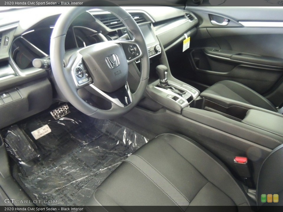 Black Interior Front Seat for the 2020 Honda Civic Sport Sedan #137057385