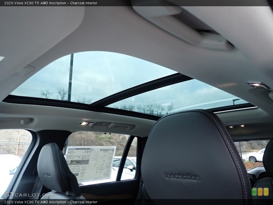 Charcoal Interior Sunroof for the 2020 Volvo XC90 T6 AWD Inscription #137057541