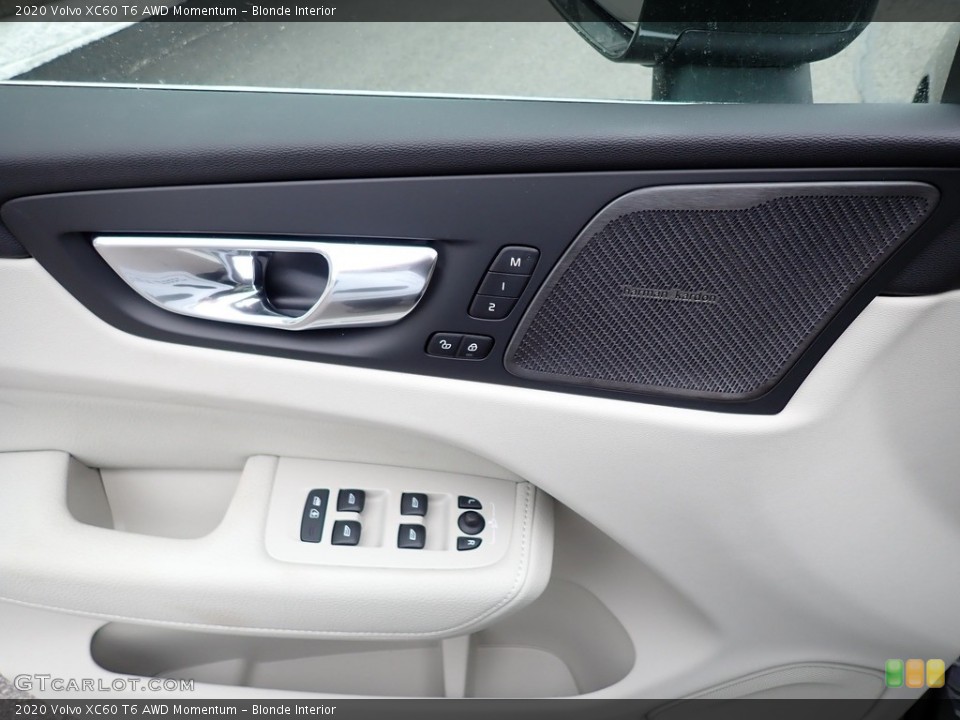 Blonde Interior Door Panel for the 2020 Volvo XC60 T6 AWD Momentum #137060028