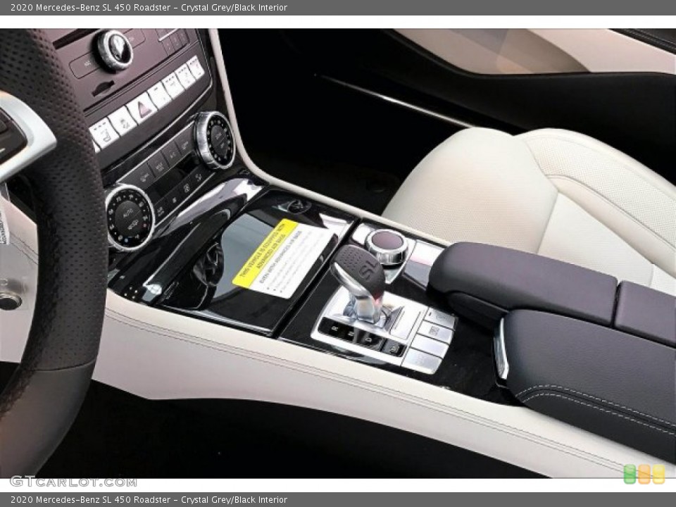 Crystal Grey/Black Interior Controls for the 2020 Mercedes-Benz SL 450 Roadster #137060580