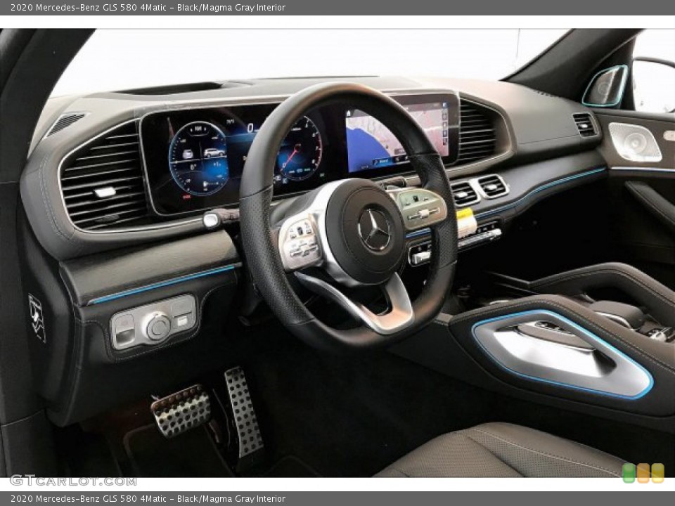 Black/Magma Gray Interior Dashboard for the 2020 Mercedes-Benz GLS 580 4Matic #137060736