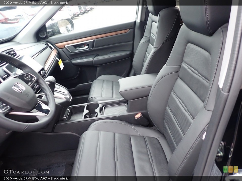 Black Interior Front Seat for the 2020 Honda CR-V EX-L AWD #137066448