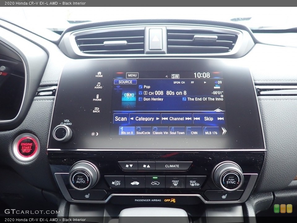 Black Interior Controls for the 2020 Honda CR-V EX-L AWD #137066547