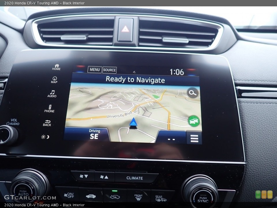 Black Interior Navigation for the 2020 Honda CR-V Touring AWD #137066751