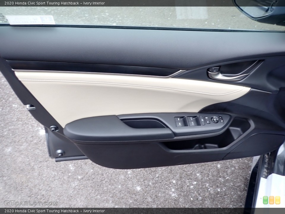 Ivory Interior Door Panel for the 2020 Honda Civic Sport Touring Hatchback #137067105
