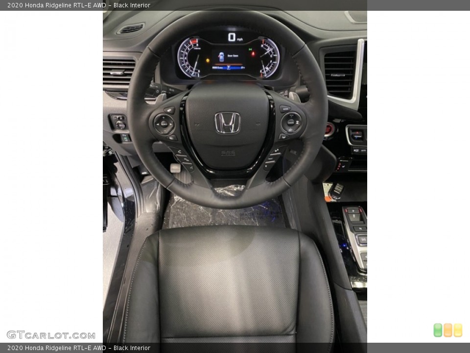 Black Interior Steering Wheel for the 2020 Honda Ridgeline RTL-E AWD #137069367
