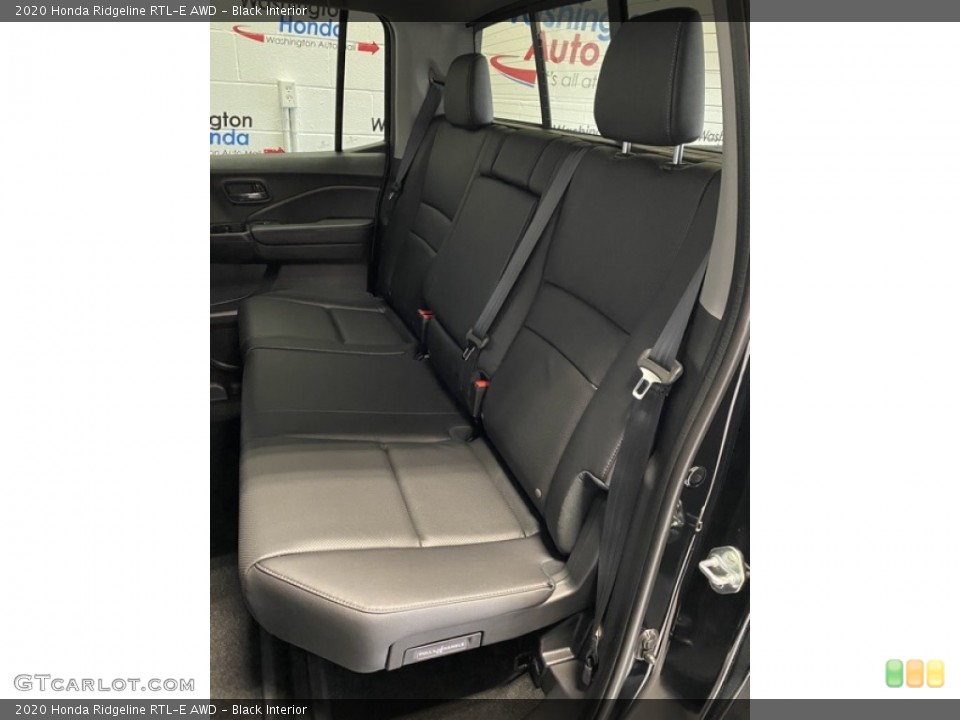 Black Interior Rear Seat for the 2020 Honda Ridgeline RTL-E AWD #137069388