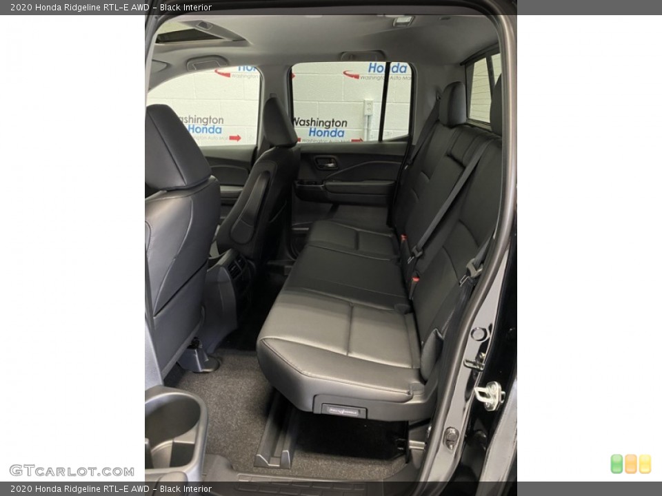 Black Interior Rear Seat for the 2020 Honda Ridgeline RTL-E AWD #137069394