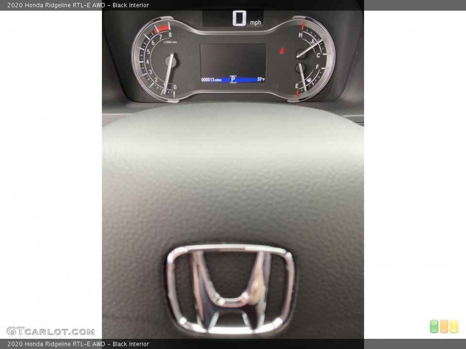 Black Interior Gauges for the 2020 Honda Ridgeline RTL-E AWD #137069430