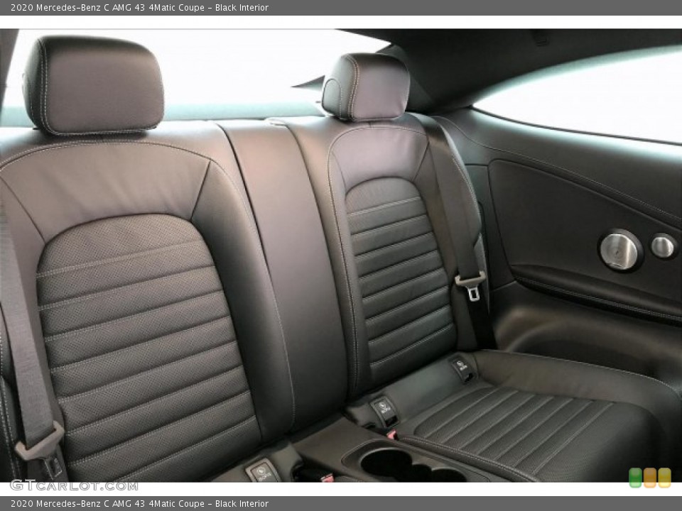 Black Interior Rear Seat for the 2020 Mercedes-Benz C AMG 43 4Matic Coupe #137077367