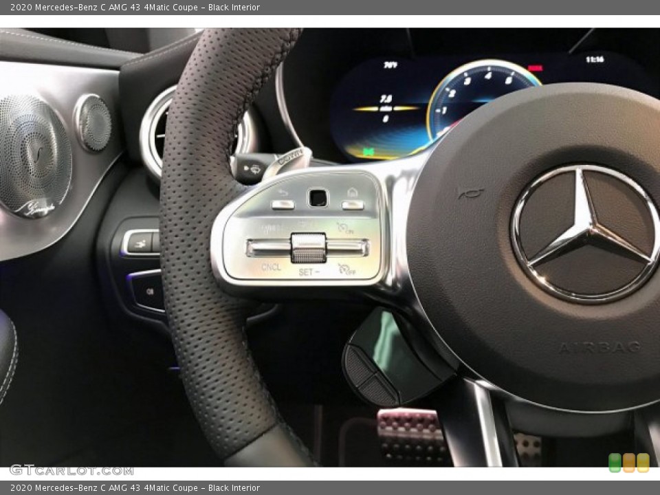 Black Interior Steering Wheel for the 2020 Mercedes-Benz C AMG 43 4Matic Coupe #137077472