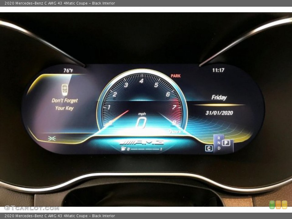 Black Interior Gauges for the 2020 Mercedes-Benz C AMG 43 4Matic Coupe #137077517