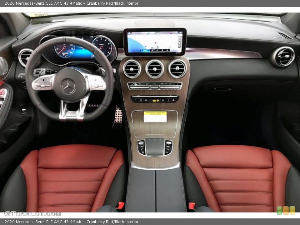 Cranberry Red/Black Interior Dashboard for the 2020 Mercedes-Benz GLC AMG 43 4Matic #137078330