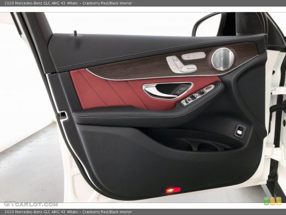 Cranberry Red/Black Interior Door Panel for the 2020 Mercedes-Benz GLC AMG 43 4Matic #137078495