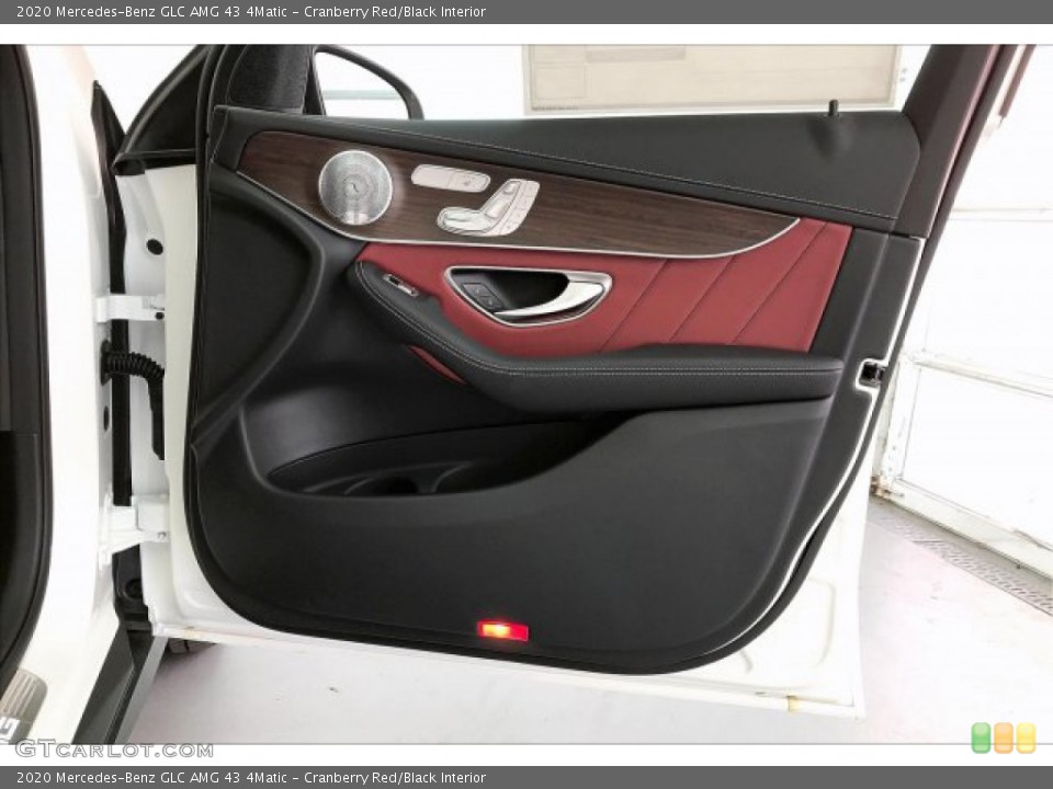 Cranberry Red/Black Interior Door Panel for the 2020 Mercedes-Benz GLC AMG 43 4Matic #137078585