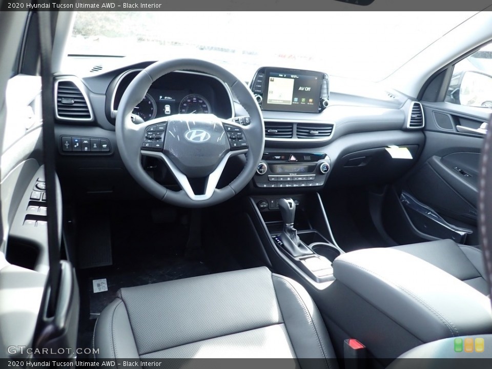 Black Interior Dashboard for the 2020 Hyundai Tucson Ultimate AWD #137085028