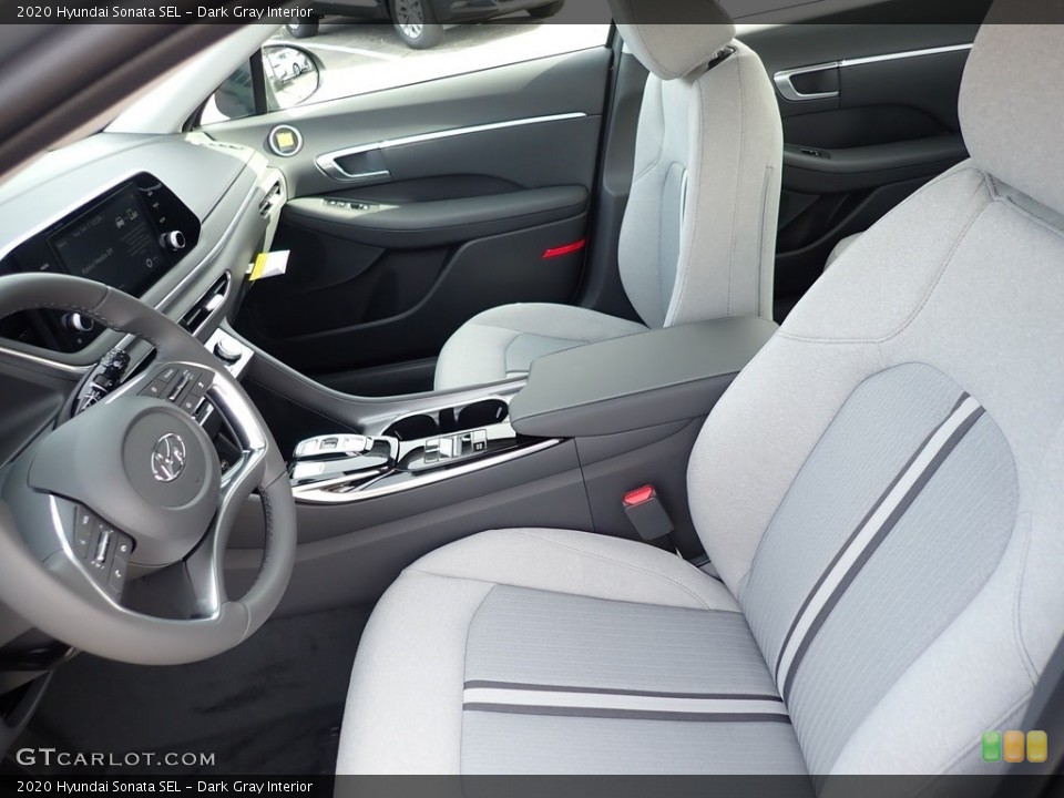 Dark Gray Interior Front Seat for the 2020 Hyundai Sonata SEL #137086603