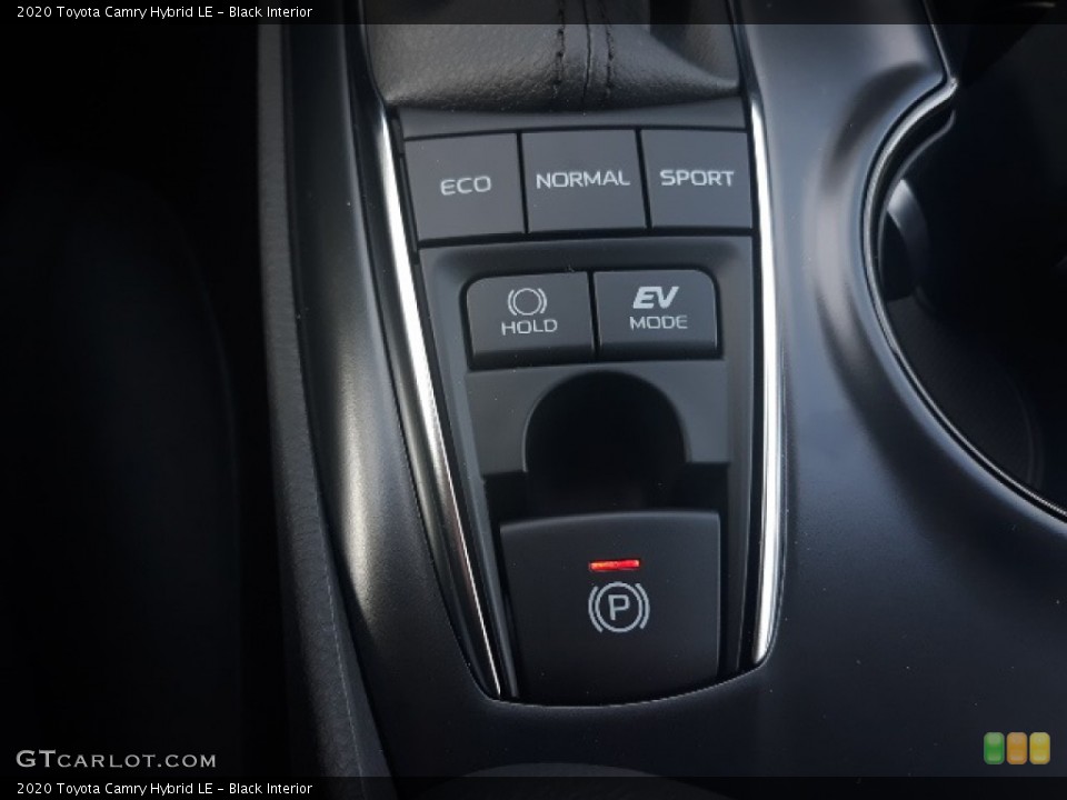 Black Interior Controls for the 2020 Toyota Camry Hybrid LE #137089618
