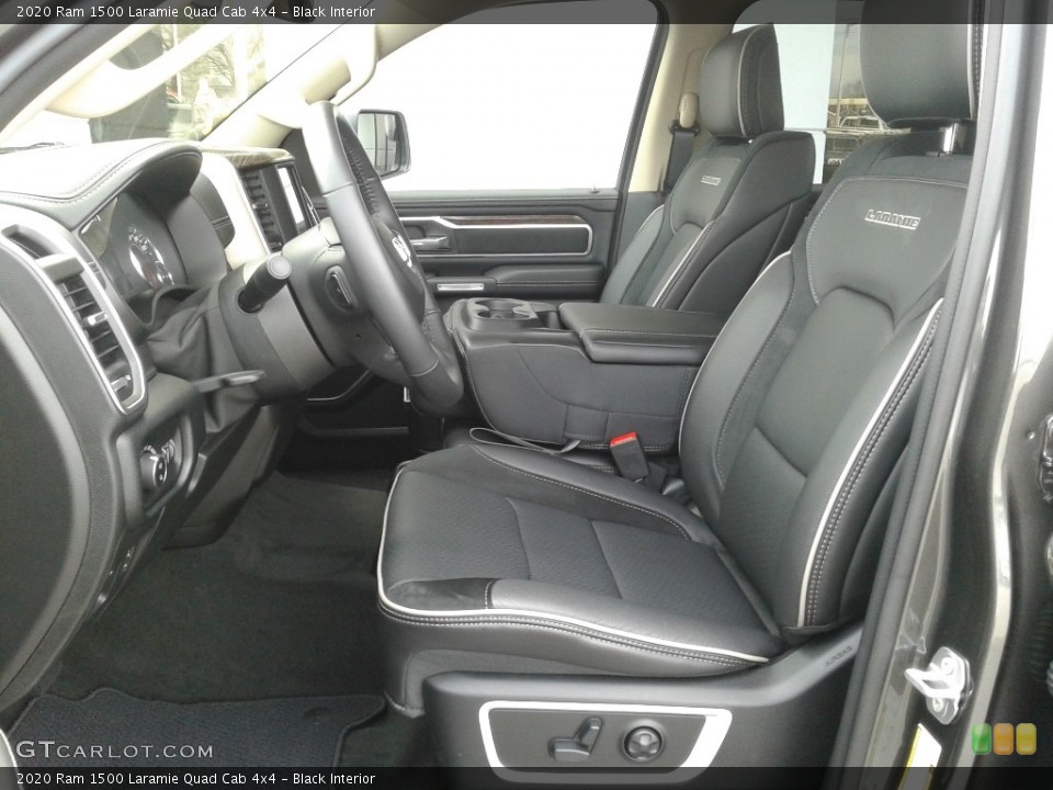 Black Interior Photo for the 2020 Ram 1500 Laramie Quad Cab 4x4 #137089750