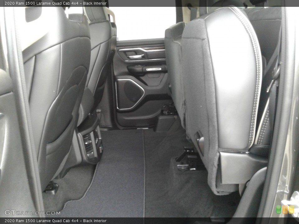 Black Interior Rear Seat for the 2020 Ram 1500 Laramie Quad Cab 4x4 #137089900