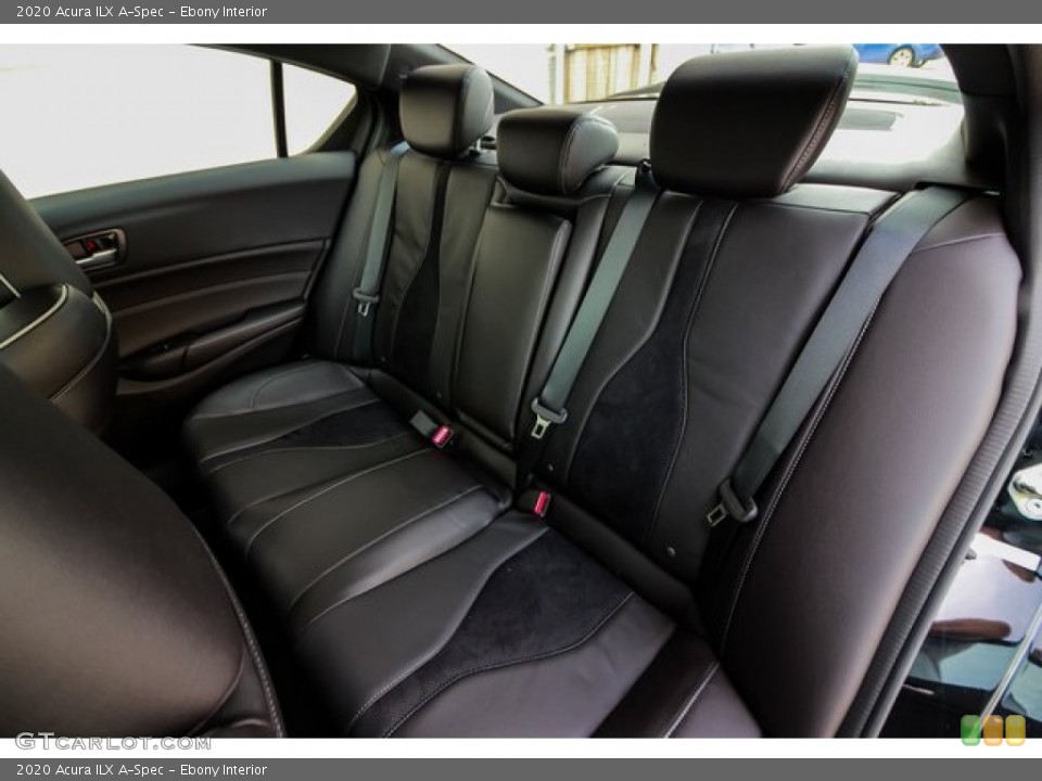 Ebony Interior Rear Seat for the 2020 Acura ILX A-Spec #137091685