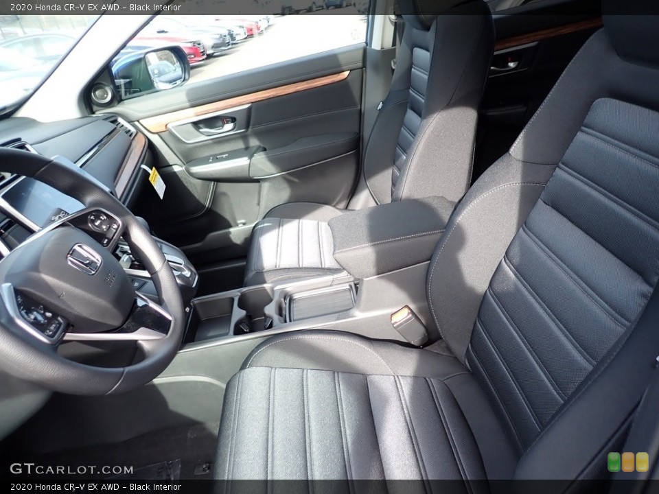 Black Interior Front Seat for the 2020 Honda CR-V EX AWD #137092369