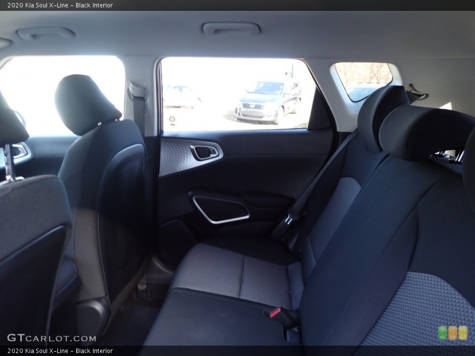 Black Interior Rear Seat for the 2020 Kia Soul X-Line #137099300