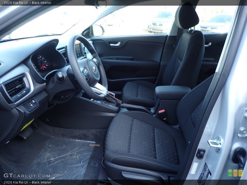 Black Interior Front Seat for the 2020 Kia Rio LX #137099423