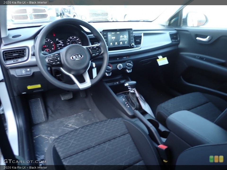 Black Interior Photo for the 2020 Kia Rio LX #137099437