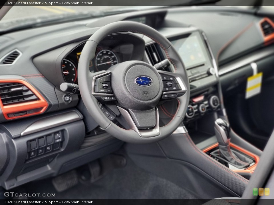 Gray Sport Interior Dashboard for the 2020 Subaru Forester 2.5i Sport #137101631