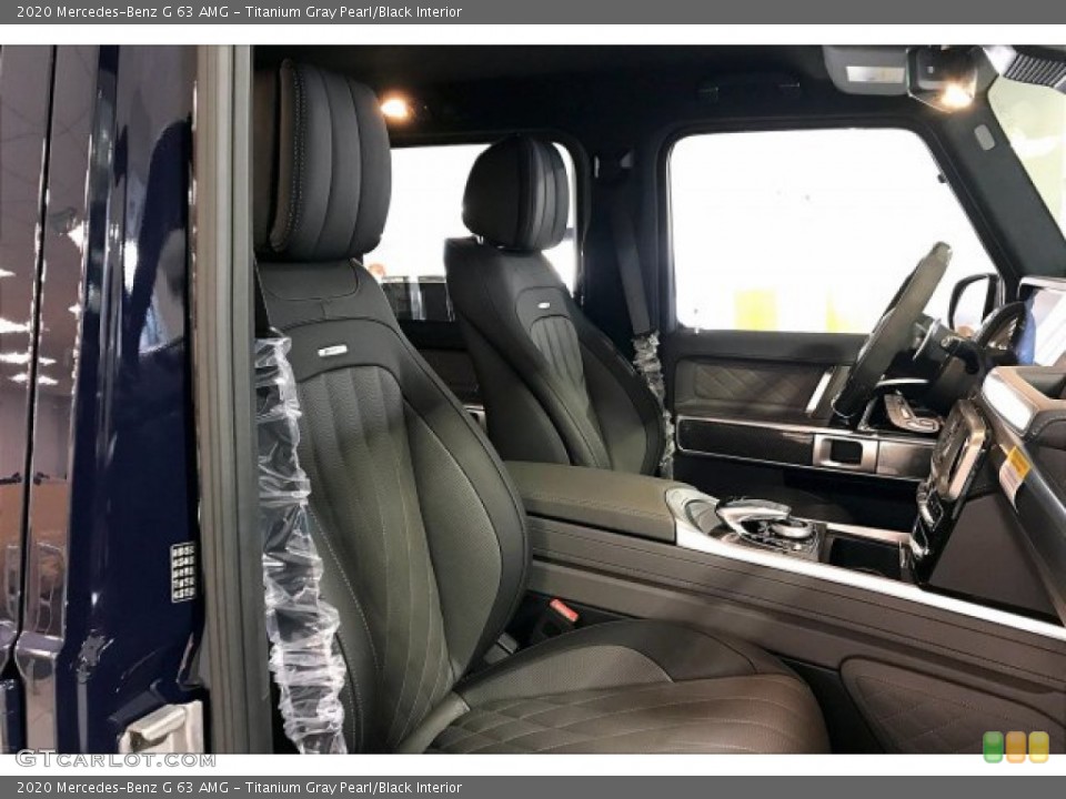 Titanium Gray Pearl/Black 2020 Mercedes-Benz G Interiors