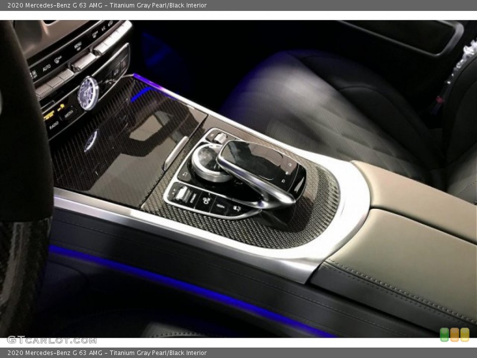 Titanium Gray Pearl/Black Interior Controls for the 2020 Mercedes-Benz G 63 AMG #137102771