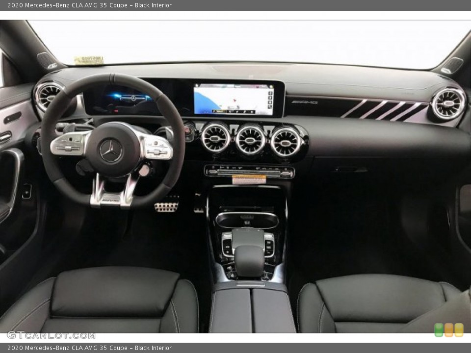 Black Interior Dashboard for the 2020 Mercedes-Benz CLA AMG 35 Coupe #137104226