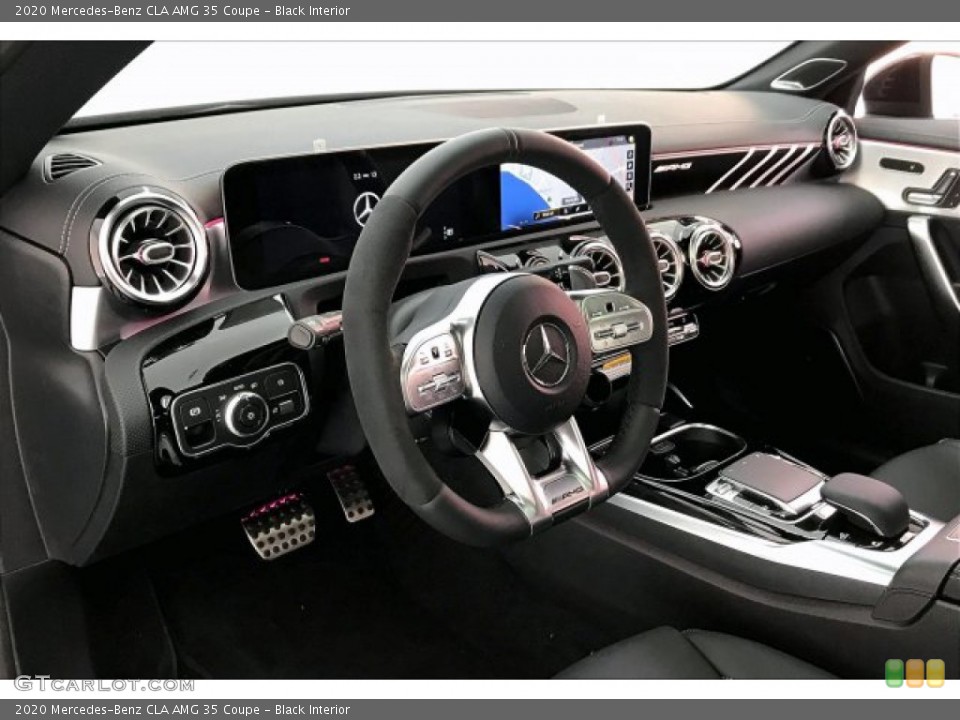 Black Interior Dashboard for the 2020 Mercedes-Benz CLA AMG 35 Coupe #137104334