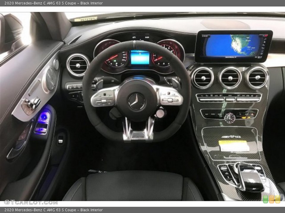 Black Interior Dashboard for the 2020 Mercedes-Benz C AMG 63 S Coupe #137105372