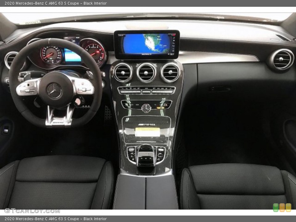 Black Interior Dashboard for the 2020 Mercedes-Benz C AMG 63 S Coupe #137105669