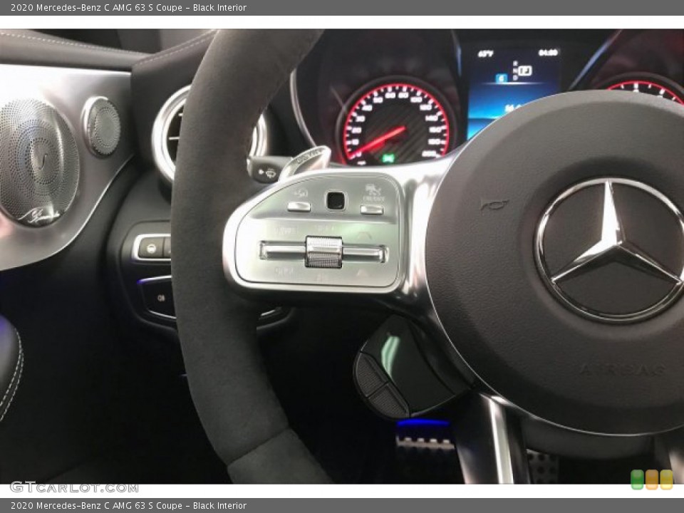 Black Interior Steering Wheel for the 2020 Mercedes-Benz C AMG 63 S Coupe #137105690
