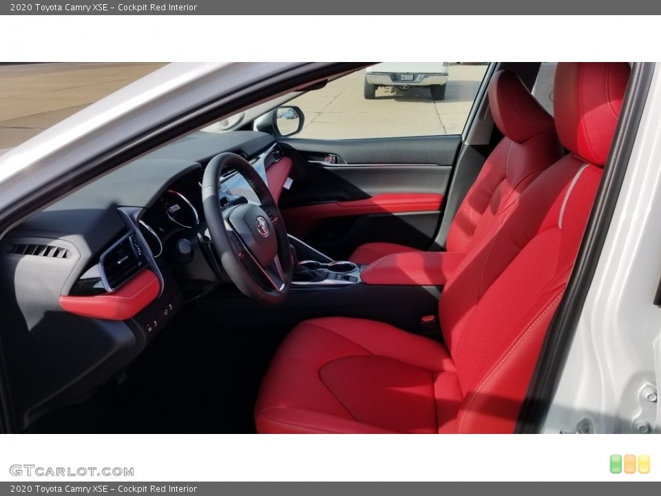 Cockpit Red Interior Front Seat for the 2020 Toyota Camry XSE #137105699