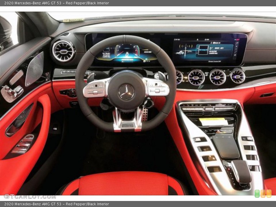 Red Pepper/Black Interior Dashboard for the 2020 Mercedes-Benz AMG GT 53 #137107667