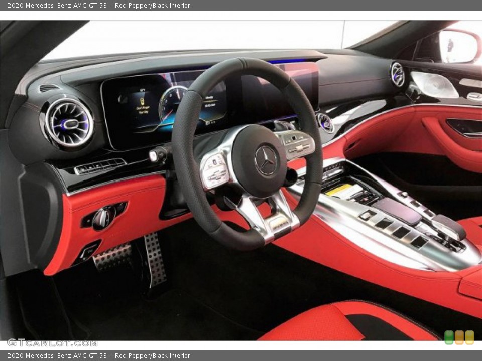 Red Pepper/Black 2020 Mercedes-Benz AMG GT Interiors
