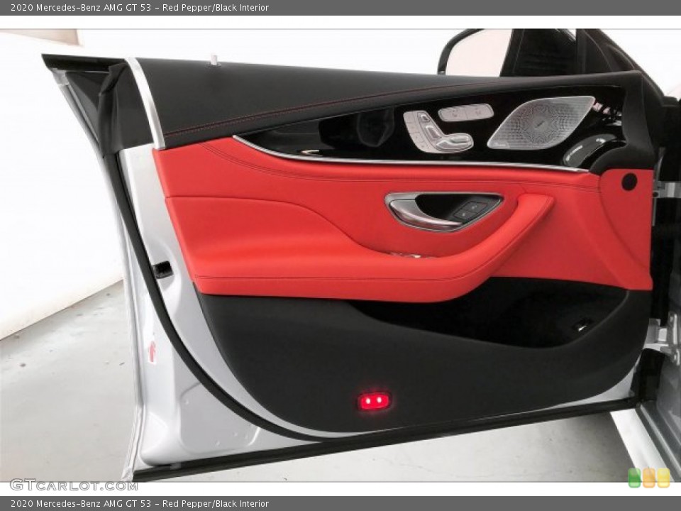 Red Pepper/Black Interior Door Panel for the 2020 Mercedes-Benz AMG GT 53 #137108147