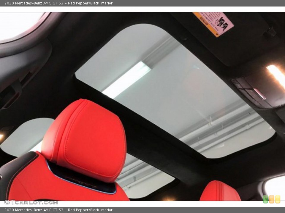Red Pepper/Black Interior Sunroof for the 2020 Mercedes-Benz AMG GT 53 #137108228