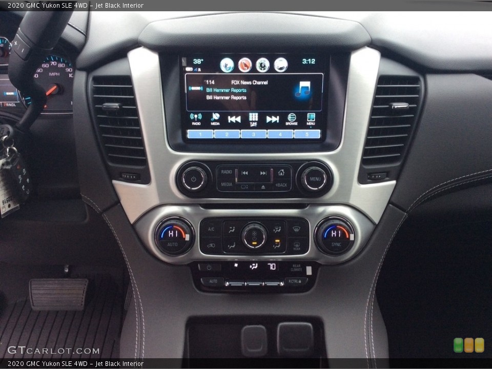 Jet Black Interior Controls for the 2020 GMC Yukon SLE 4WD #137109158