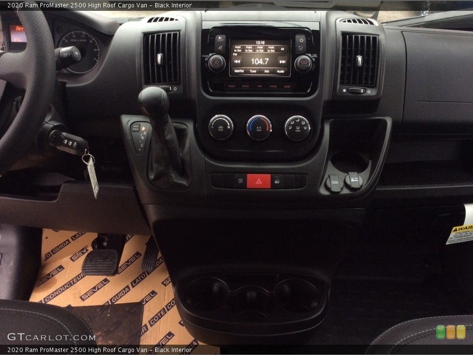 Black Interior Controls for the 2020 Ram ProMaster 2500 High Roof Cargo Van #137112074