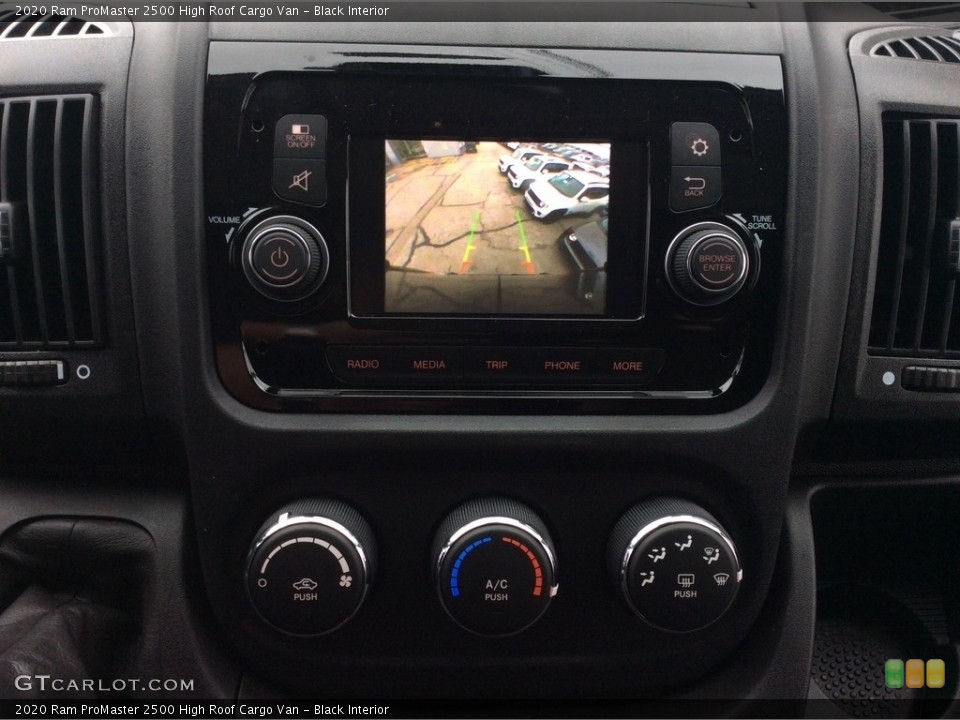 Black Interior Controls for the 2020 Ram ProMaster 2500 High Roof Cargo Van #137112095