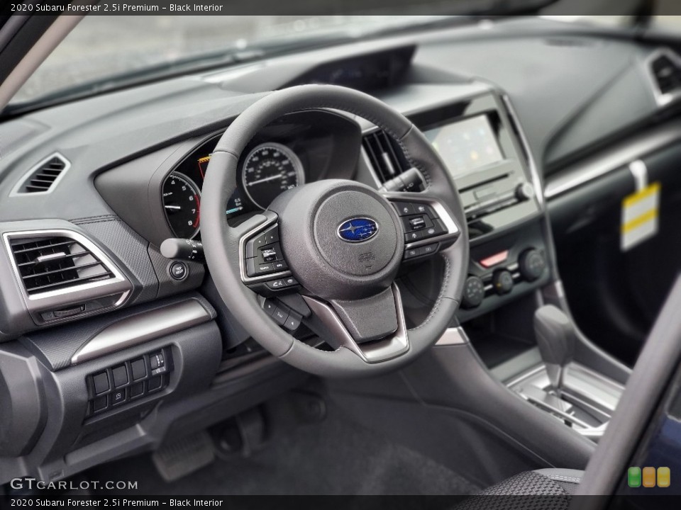 Black Interior Steering Wheel for the 2020 Subaru Forester 2.5i Premium #137116062