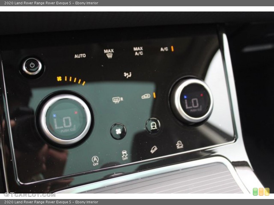Ebony Interior Controls for the 2020 Land Rover Range Rover Evoque S #137116767