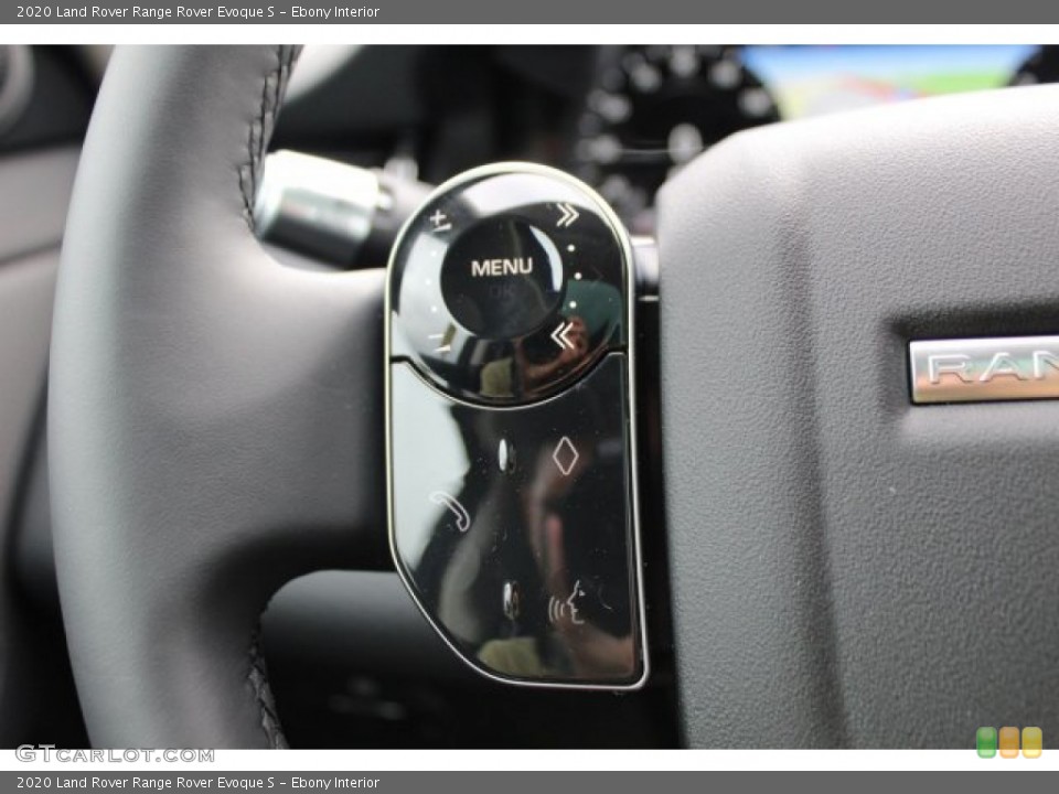 Ebony Interior Steering Wheel for the 2020 Land Rover Range Rover Evoque S #137116827