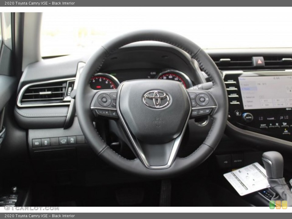 Black Interior Steering Wheel for the 2020 Toyota Camry XSE #137118126