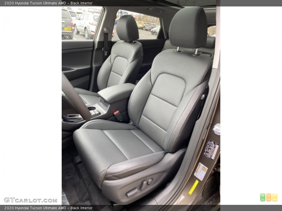 Black Interior Front Seat for the 2020 Hyundai Tucson Ultimate AWD #137118535